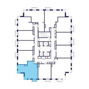 3-к квартира, вторичка, 51м2, 22/25 этаж